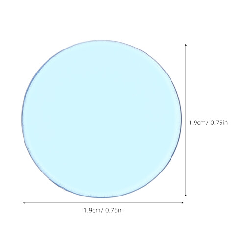 40Pcs Transparent Blue Plastic Chips Counting Markers 2