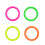 15 Pcs 15cm Colorful Plastic Toss Ring For Kids 3