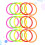 15 Pcs 15cm Colorful Plastic Toss Ring For Kids 5