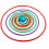15 Pcs 15cm Colorful Plastic Toss Ring For Kids 2