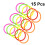 15 Pcs 15cm Colorful Plastic Toss Ring For Kids 10
