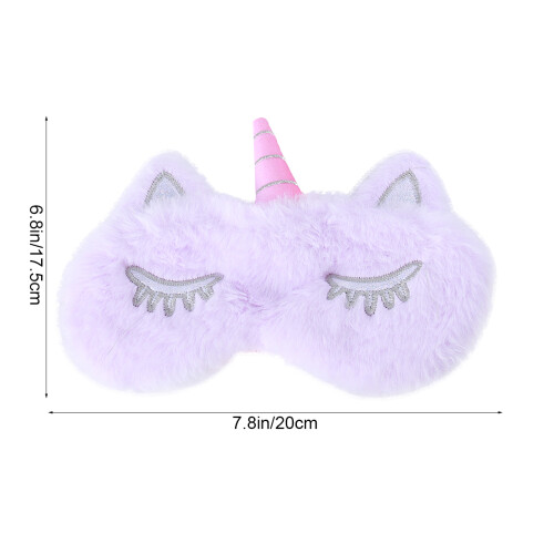 4 Pezzi Occhi In Peluche Unicorno Per E Viaggio 1