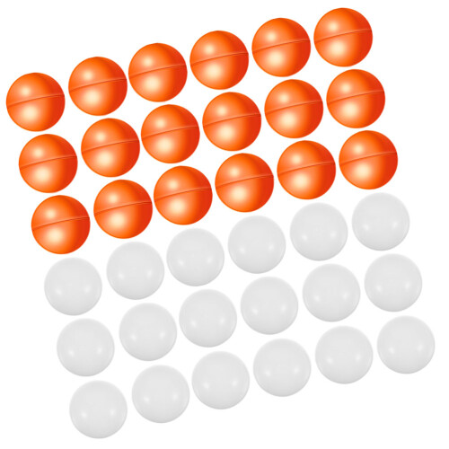 50Pcs Openable Round Plastic Balls for Raffle Games and Party