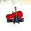 Blue Miniature Fake Classical Guitar Model With Storage Box And Rack 6