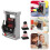 One Set Gas Station Model Toy With Road Cone And Simulation Features 5