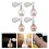 4Pcs Body Glitter Spray Highlighter Powder Shimmer 4