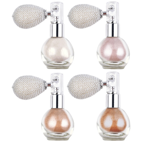 4Pcs Body Glitter Spray Highlighter Powder Shimmer 1