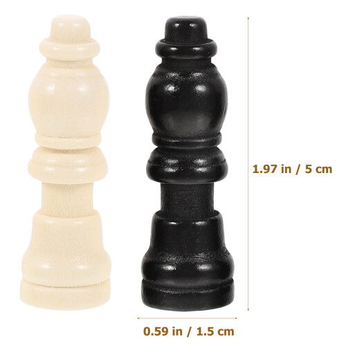 Wood Chess Set Chess Pieces For Board 1