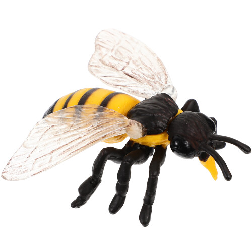 1Pc Bee Figurine Realistic Plastic Animal Model Educational Toy