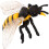 1Pc Bee Figurine Realistic Plastic Animal Model Educational Toy 8