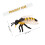 1Pc Bee Figurine Realistic Plastic Animal Model Educational Toy 2