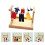 Set Legno Colorato Appendiabiti Educativo Per Bambini 4