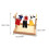 Set Legno Colorato Appendiabiti Educativo Per Bambini 2