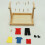 Set Legno Colorato Appendiabiti Educativo Per Bambini 11