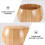 Wooden Go Chess Stones Storage Can 2Pcs Set 11
