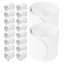 50Pcs White Slap Bracelets Diy Graffiti Bands For Kids Party Favors