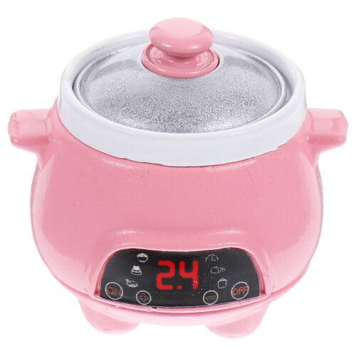 Miniature Rice Cooker Mini Kitchen Appliance Doll House Accessory