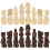 32Pcs Wooden International Chess Pieces Replacement Set 1