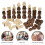32Pcs Wooden International Chess Pieces Replacement Set 7
