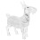 1 Pezzo Puzzle 3D In Cristallo Con Animale Da Assemblare Capra Bianco 4