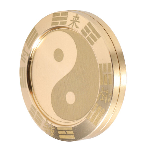 Metal Fidget Slider Moneta In Ottone Antistress Per Decompressione 2