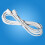 9Pcs RGB Extension Cord LED 2M Long Light Bar Double Head Cable 6