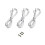 9Pcs RGB Extension Cord LED 2M Long Light Bar Double Head Cable 8