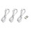 9Pcs RGB Extension Cord LED 2M Long Light Bar Double Head Cable 7