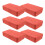 6Pcs Foam Bricks Red Miniature Simulation Blocks For Stage Movie Props 9