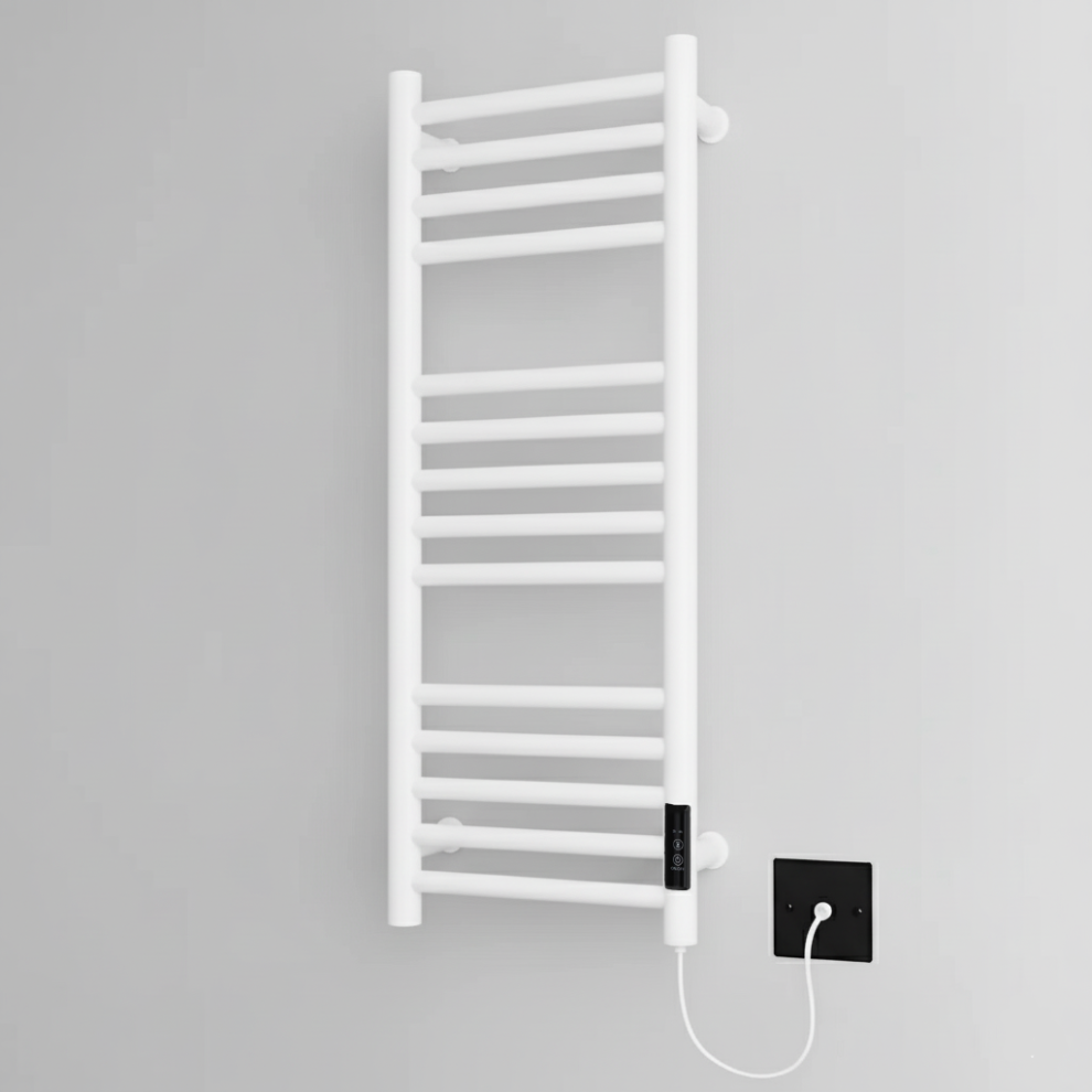 Manissa (300Mm) Belfast White Dry Electric Towel Rails