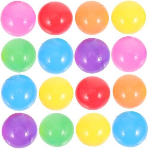 50Pcs Colored Ball Pit Balls Plastic Pool Toy