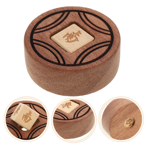 Wooden Mahjong Simple Shape Board Game Accessory For Home 2
