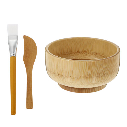 Set Per Maschere Facciali In Bamboo Con Bastoncino E 2