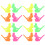 16Pcs Colorful Plastic Bird Shaped Whistle Party Props 6