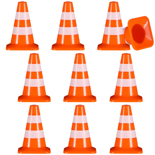 10 Pcs Mini Traffic Cones For Kids Learning And Sand Table Play 2