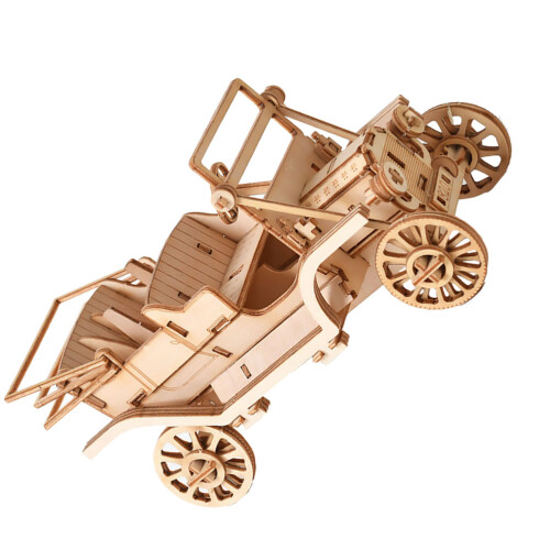 Set Puzzle In Legno 3D Da Te Auto Simulazione 2
