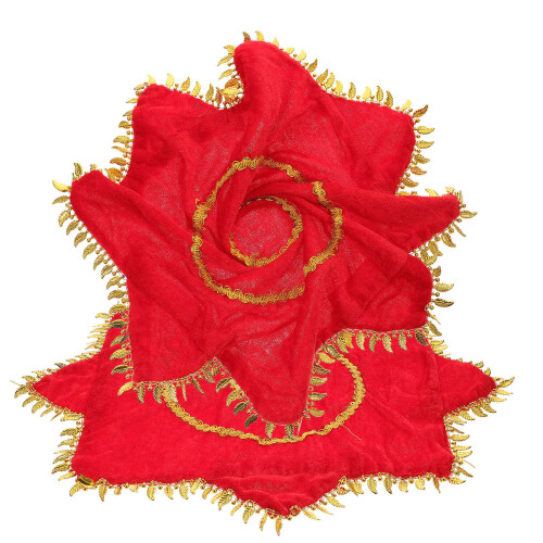 2Pcs Dance Handkerchief Octagonal Towel Stage Performance Prop