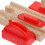 2Pcs Wooden Train Track Accessories Railway Traffic Light Model 6