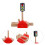 2Pcs Wooden Train Track Accessories Railway Traffic Light Model 10