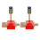 2Pcs Wooden Train Track Accessories Railway Traffic Light Model 9