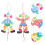 2Pcs Wood String Marionette Puppet Clown Toy For Interactive Show 4