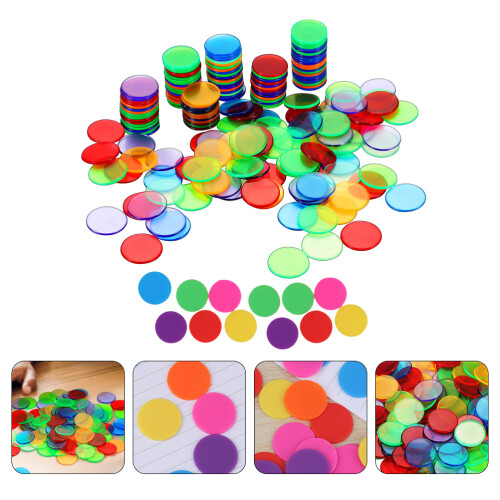 200Pcs Number Chip Coins For Kids Learning And Counting 2
