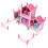 Diy Castle Model Princess Dollhouse Plastic Puzzle With Lights 7