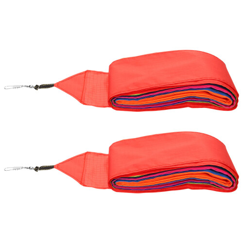 2Pcs Colorful Kite Tail Streamer Outdoor Flying Accessory 2