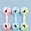 6Pcs Infant Toys Dumbbell Grab Educational 6
