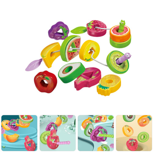 Set Frutta Per Infilare Bambini Con Perline 2