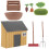 Set In Miniatura Case E Per Giardino 10