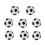 8 Palloni Calcio Balilla 32Mm Ricambio Ufficiale 6
