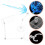 Set Regolabile Per Action Figure E , Trasparente 11