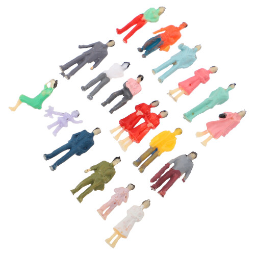 100 Pezzi Mini Modellini Umani Per Tavolo Sabbia Figurine Paesaggio